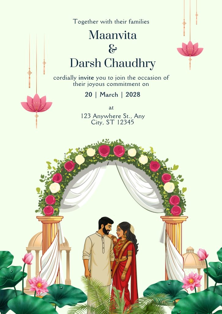 Create Marriage & Wedding Invitation Cards