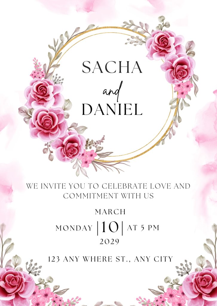 Design Custom Wedding Invitation Cards Online for Free