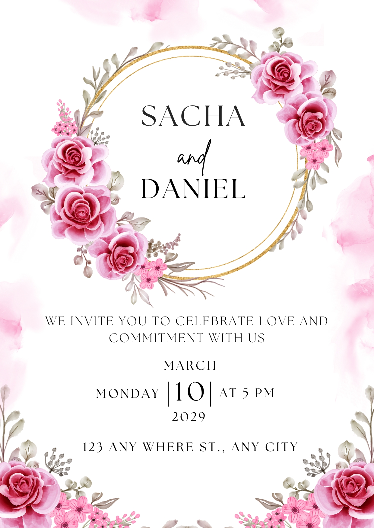 Design Custom Wedding Invitation Cards Online for Free