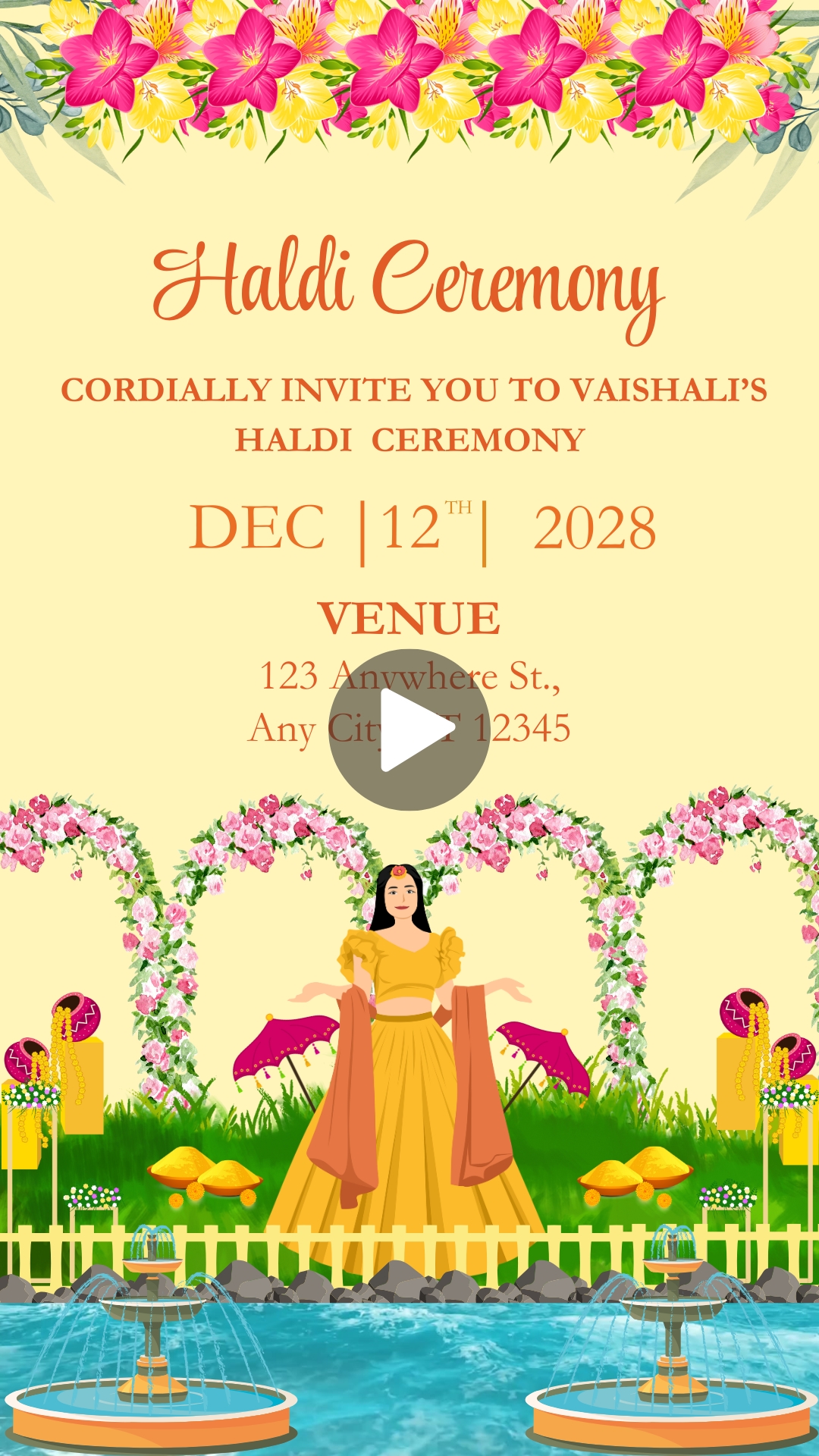 How to Make Haldi Invitation Video Editing in Mobile 2026