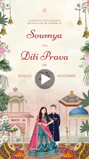 Indian Wedding Invitation Video Templates Editing Free