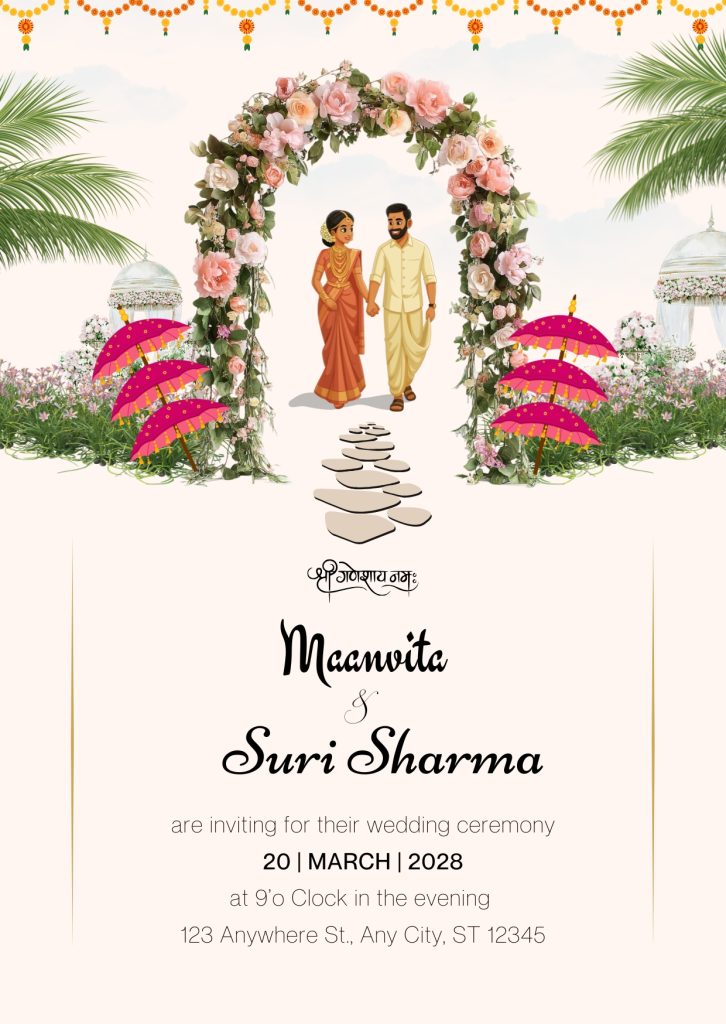 Wedding Card Designs and Invitation Templates Free